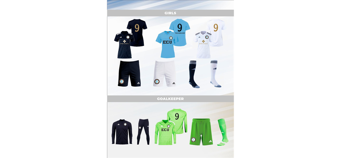 ECU 2023-2025 Girls Kit